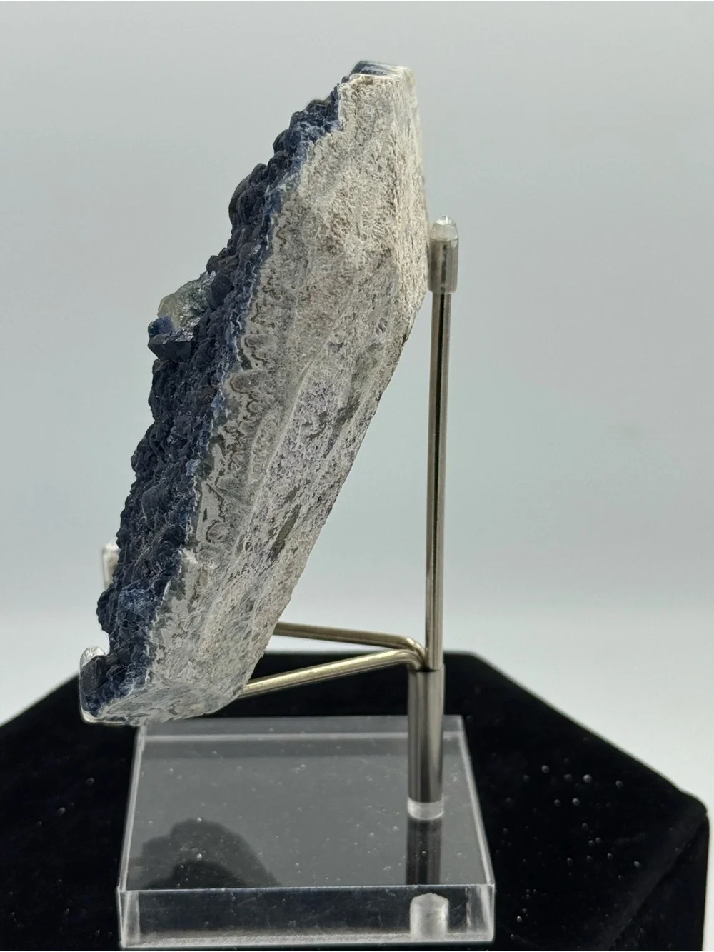 Blueberry Fluorite Specimen- Inner Mongolia